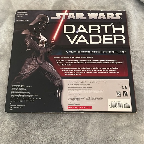 Star Wars Darth Vader a 3D Reconstruction Log Book - Picture 2 of 4